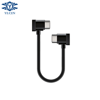 Compatible avec le câble adaptateur coudé OTG DJI Type-C, câble de données en matériau TPE, pour téléphone et tablette, câble de transfert de données USB.