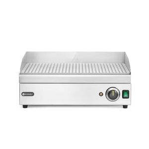 Attrezzatura da Cucina Commerciale HENDI 220-240V/2400W, Piastra per Frittura Rigata 527x404x(H)233mm, Linea Kitchen - Product Image 1