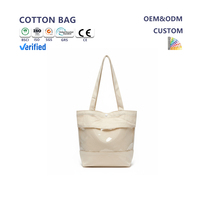 Sacs fourre-tout en toile personnalisés en gros avec logo réutilisable imprimé en sérigraphie couleur et design personnalisés quantité minimale de commande bas 20 pièces
