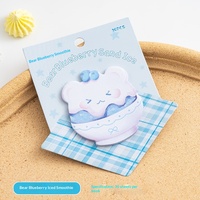 Notas Adhesivas Personalizadas con Dibujos Animados, Formas Únicas, Estilo Ins, Blocs de Notas Adhesivos Reutilizables para Escribir Mensajes, 30 Hojas