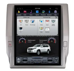 10,4 "Android 9,0 для Toyota Prado для Lexus GX470, автомобильное радио, мультимедийный плеер, Автомобильная GPS-навигация, 4G, стерео, 2004-2009