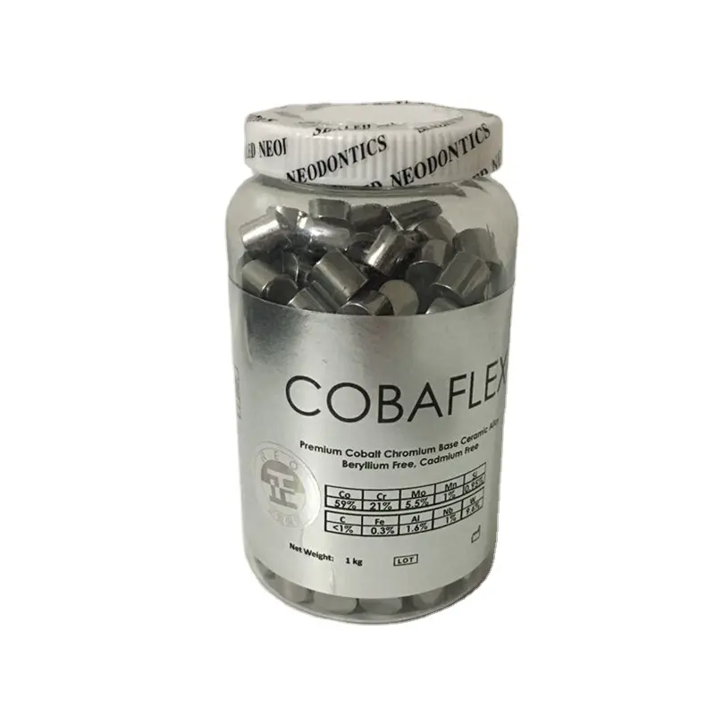उच्च गुणवत्ता COBAFLEX प्रीमियम Cabalt दंत मिश्र धातु 1Kg/बोतल संयुक्त राज्य अमेरिका में किए गए