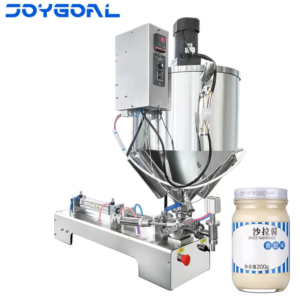 Shanghai JOYGOAL raspberry paste filling machine cream paste filler semi-automatic machinery