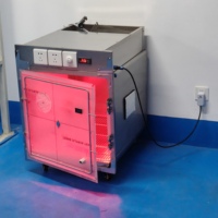 Cage à oxygène pour animaux de compagnie, cage de soins intensifs vétérinaires, cage en acier inoxydable pour hôpital vétérinaire, cage de thérapie oxygénante pour animaux, équipement vétérinaire
