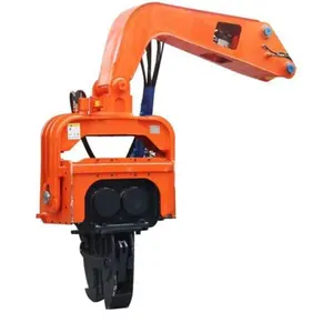 Vibratory Hammer Hydraulic Guardrail Vibrating Driving Machine Vibro Hammer Screw Pile Driver For Excavator