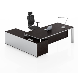 Escritorio ejecutivo de gran capacidad en forma de L, espacio de trabajo multifuncional para directores de oficina, muebles de oficina de uso <span class=keywords><strong>general</strong></span> - Product Image 2