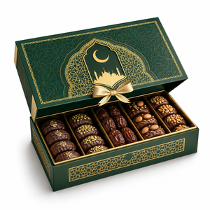 Cajas de papel para regalo de chocolate con logo impreso personalizado de primera calidad, precio al por mayor, para envasado de chocolate, chocolate y fresas. - Product Image 1