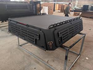 Caja de Herramientas Superior para Camioneta <span class=keywords><strong>NP300</strong></span>, de Acero al Manganeso, Negra, Impermeable, Accesorio para Camping, Compatible con F150, Dodge Ram 1500, 5.7 pies - Product Image 5