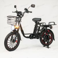 Sepeda Listrik DISIYUAN YL-03 60V15AH Lithium 500W Roda 20*2.5 Inci Tipe Salju untuk Layanan Pengiriman Makanan