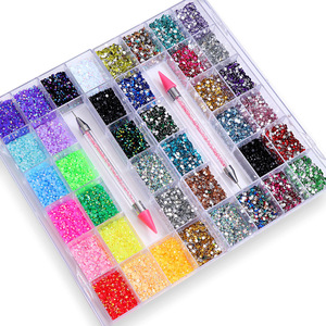 Piedras de Resina Tipo Gelatina de 3, 4 y 5 mm, 15000 Unidades, Gemas Planas para Manualidades, Kit de Decoración - Product Image 5