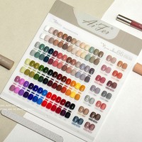 Kit de vernis à ongles en gel écologique non toxique 2025, 66 couleurs, 15 ml, avec des couleurs classiques et tendance pour salon de manucure (sans source de lumière LED)
