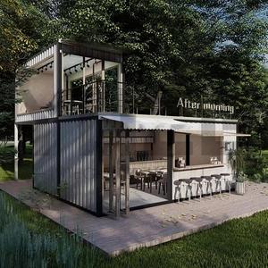 European Modern Steel Structure Container <b>House</b> for Coffee Shop & Restaurant 40Ft/20Ft Customized Color Fast Food Use - Product Image 5