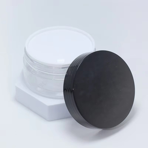 Wholesale 8oz <b>Plastic</b> Cosmetic Cream Scrub <b>Jars</b> 250g White Cap Empty <b>Jars</b> with Lids for Body Scrub - Product Image 4