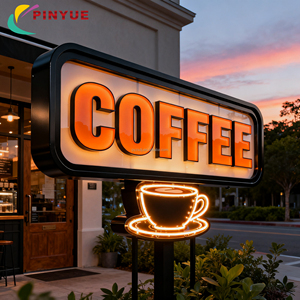 Letrero Luminoso LED Personalizado para Exteriores, Rectangular, Colgante, para Negocios, Tiendas, Comercios, Resistente al Agua, con <span class=keywords><strong>Letras</strong></span> Iluminadas para Publicidad - Product Image 4