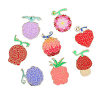 Broche en alliage de fruits en métal, 26 styles de bijoux de mode, pour femmes et hommes, 1 pièce