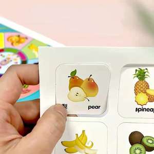 Libro silencioso cognitivo de iluminación de educación temprana para niños, tarjeta de alfabetización para bebés de jardín de infantes, juego de tarjetas adhesivas, Material de enseñanza - Product Image 4