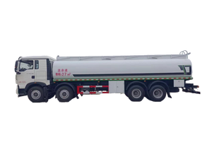 รถบรรทุกถังบรรจุของเหลว SINOTRUK HOWO TX5 ใหม่ ขนาด 27.5 ลูกบาศก์เมตร พร้อมระบบสูบน้ำ 80-60 และถังเหล็กกล้าคาร์บอนขนาด 4 นิ้ว - Product Image 1