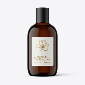 Huile Accélératrice de Bronzage Douce OEM/ODM, Marque Privée, Autobronzant Végétalien, Huile Scintillante Corps & Visage au Beurre de Coco et de Cacao - Product Image 1