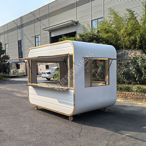 Camionnette alimentaire commerciale en aluminium et fibre de verre, chariot de concession mobile pour la rue, remorque de restauration rapide, garantie 1 an, à vendre - Product Image 3