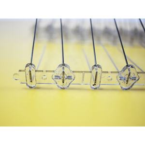 Chine 500mm * 23mm filet de sécurité anti oiseau pointe pigeon défense pointes anti oiseau en plastique pointes installation - Product Image 6