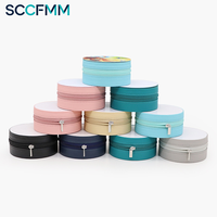 SCCFMM Sublimations-Geschenkbox, Blanko PU-Leder Schmuckbox im Europäisch-Amerikanischen Stil, Aufbewahrungsbox für Ohrringe, Halsketten und Ringe, Hitzebeständig