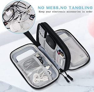 Eectronics Organizer Travel Cord Organizer Travel for Kitchen Cable Bag for Cord <b>Charger</b> Phone Travel Cable Organizer Bag - Product Image 2