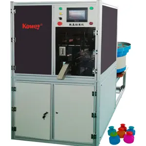 Máquina de envasado automático Kowey para tapa de botella de bebida, máquina de envasado multifunción para tapa Push Pull