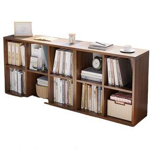 Estantería de <span class=keywords><strong>4</strong></span> <span class=keywords><strong>niveles</strong></span> de madera, diseño simple y moderno, para oficina y habitación - Product Image 5