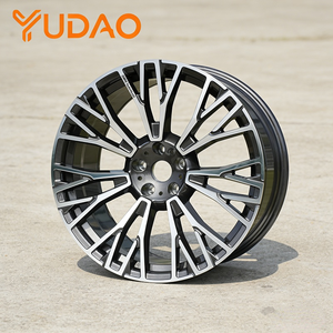 Ruedas Forjadas YUDAO OEM&ODM de 22 y 24 Pulgadas 5x130, Dos Tonos, Plateado Brillante y Negro, Diseño de Dos Piezas, Cóncavas Profundas para Benz GLS SUV - Product Image 2