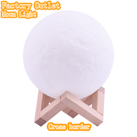 Lampe led autoportante en forme de lune, design créatif, luminaire décoratif d'intérieur, idéal pour une chambre à coucher ou comme cadeau de noël
