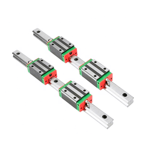 รางเลื่อนเหล็กคุณภาพสูงรุ่นใหม่ BCCN/NICE HGR20R สำหรับงาน CNC พร้อมบล็อกสไลด์แบบ Linear Guide อายุการใช้งานยาวนาน มอเตอร์คอร์ 1.5 - Product Image 2