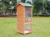 Niche écologique en bois pour les oiseaux, abri d'extérieur pour perroquet, volière, oiseau