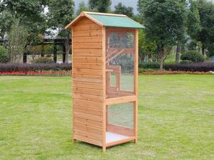 Jaula de pájaros de madera grande para exteriores, ecológica, para loros, aviarios, Voliere - Product Image 5