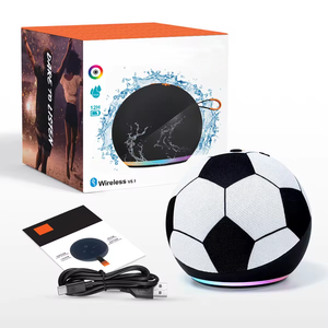 Haut-parleur TWS LED RGB étanche IPX-6 en forme de ballon de football 5.3 avec sortie 15W, design portable en ABS pour utilisation en extérieur Coupe du Monde - Product Image 5