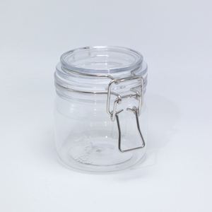<b>Plastic</b> Sealed Jar 220Ml Cream Bottle Cosmetic <b>Packaging</b> Jar Iron Buckle Skin Care Bottle Wholesale - Product Image 5