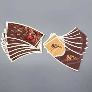 Gobelet en papier kraft simple, enduit PE, 18g, 250gsm, 260gsm, imprimé, marron, pour café - Product Image 6