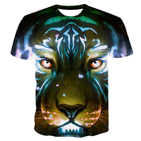 Tshirt Homme Imprimé 3D Logo Personnalisé en Coton Tricoté Mouton Tigre Animal Tshirts Playeras Tshirts avec Logo Unique