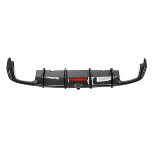 Difusor Trasero Estilo KB con Luz LED para <span class=keywords><strong>Audi</strong></span> <span class=keywords><strong>A6</strong></span> <span class=keywords><strong>C8</strong></span> Regular 2019-2020, Difusor de Parachoques Trasero <span class=keywords><strong>A6</strong></span> <span class=keywords><strong>C8</strong></span> de Fibra de Carbono Real - Product Image 2