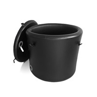 Baignoire plongeante à usage domestique d'approvisionnement d'usine pour le baril de glace de récupération gonflable de forme physique de corps