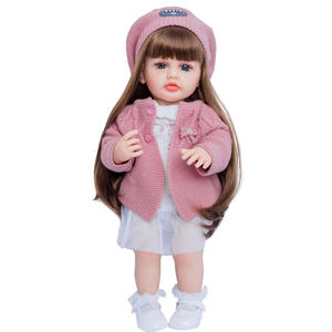 KEIUMI Reborn Baby Dolls 55cm Full Silicone <span class=keywords><strong>Bebe</strong></span> Newborn Toddler Baby Toys for Girls - Product Image 6