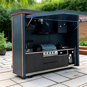 Cuisine extérieure en acier inoxydable de fabrication directe, OEM pour jardin et cour, design haut de gamme pour cour, exportation mondiale - Product Image 1