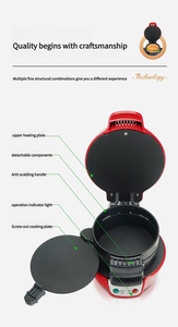 Machine à hamburger électrique antiadhésive, multifonctionnelle, portable, pour le petit-déjeuner, respectueuse de l'environnement - Product Image 4
