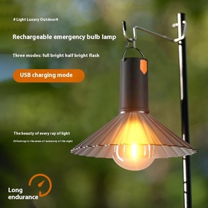 Luz de Emergencia Recargable Multifuncional para Camping, Puestos de Mercado Nocturno, Decoración de Jardín, Luz Totalmente Brillante y Media Brillante - Product Image 2