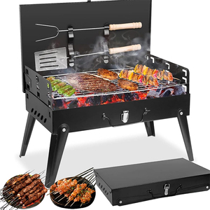 Corten Steel Adjustable Height Charcoal Foldable <strong>Barbecue</strong> <strong>Grill</strong> Santa Maria Parilla Argentinian BBQ <strong>Grills</strong> and Smokers for Sale - Product Image 1