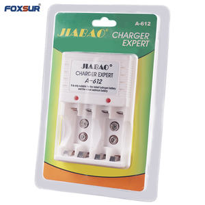 <span class=keywords><strong>JIABAO</strong></span> A-612 220 В для 1,2 В перезаряжаемый AA/AAA/9 В Nimh/Nicd аккумулятор зарядное устройство 4 слота зарядное устройство адаптер - Product Image 2