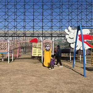 Chine usine bas prix aire de jeux <span class=keywords><strong>pour</strong></span> enfants en plein air parc d'attractions équipement arc-en-ciel toboggan balançoire patinage sur neige - Product Image 5