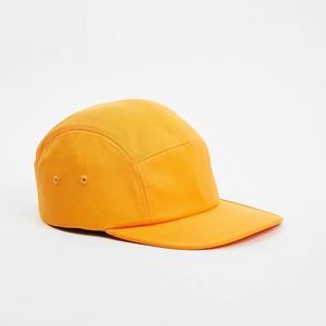 Casquette de camionneur à 5 panneaux de couleur unie avec logo personnalisé, prix raisonnable, impression personnalisée sur toile, tissu courant - Product Image 4