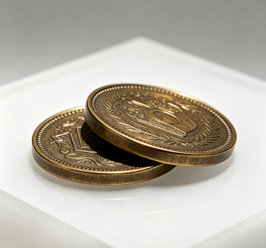 Pièce de monnaie commémorative personnalisée double face, en alliage de zinc plaqué bronze antique, avec gaufrage 3D - Product Image 3