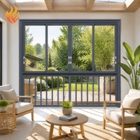 Fenêtre coulissante en PVC résistant à la pluie et à la corrosion, double vitrage trempé pour zones côtières humides