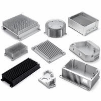 Collection de boîtiers électroniques de précision en aluminium usiné CNC haute performance JXD Machining